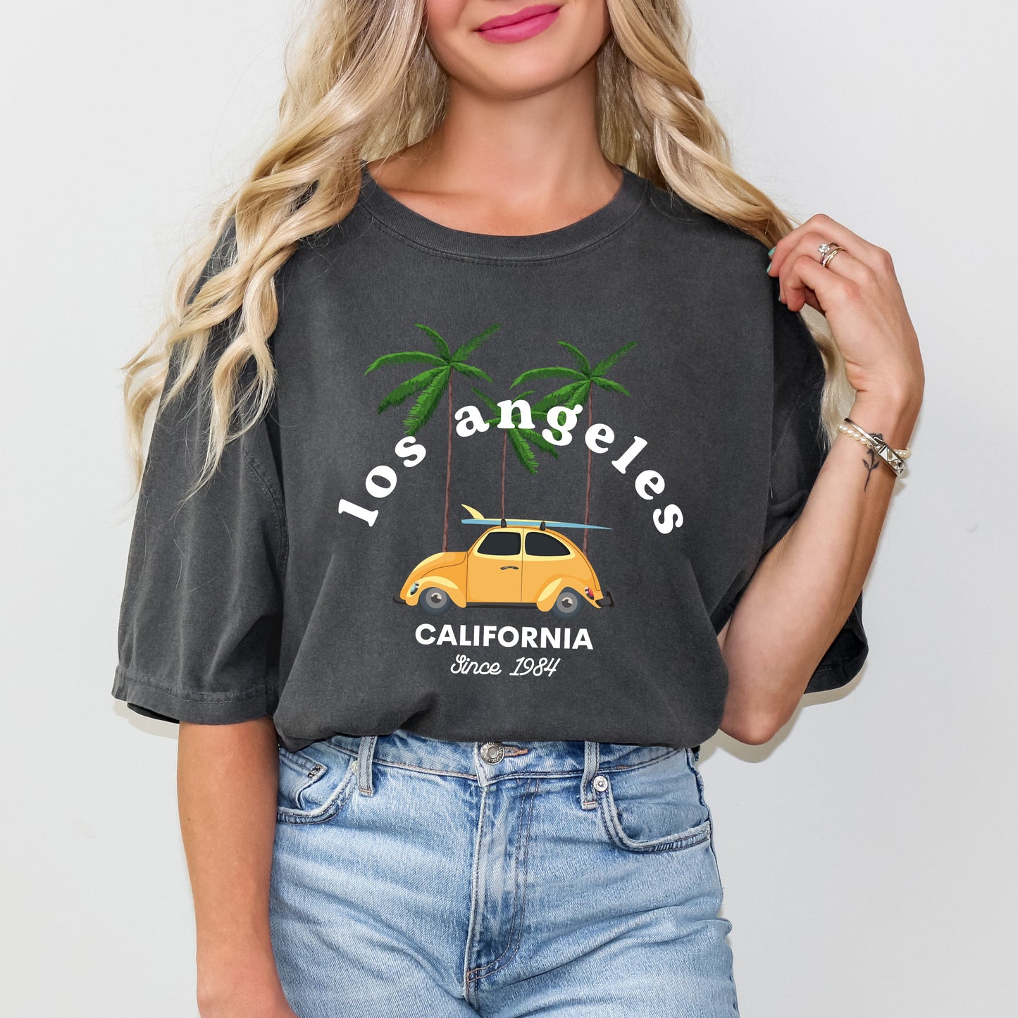 Los Angeles Car | Garment Dyed Short Sleeve Tee