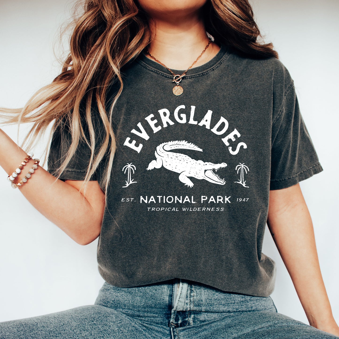 Vintage Everglades National Park | Garment Dyed Short Sleeve Tee
