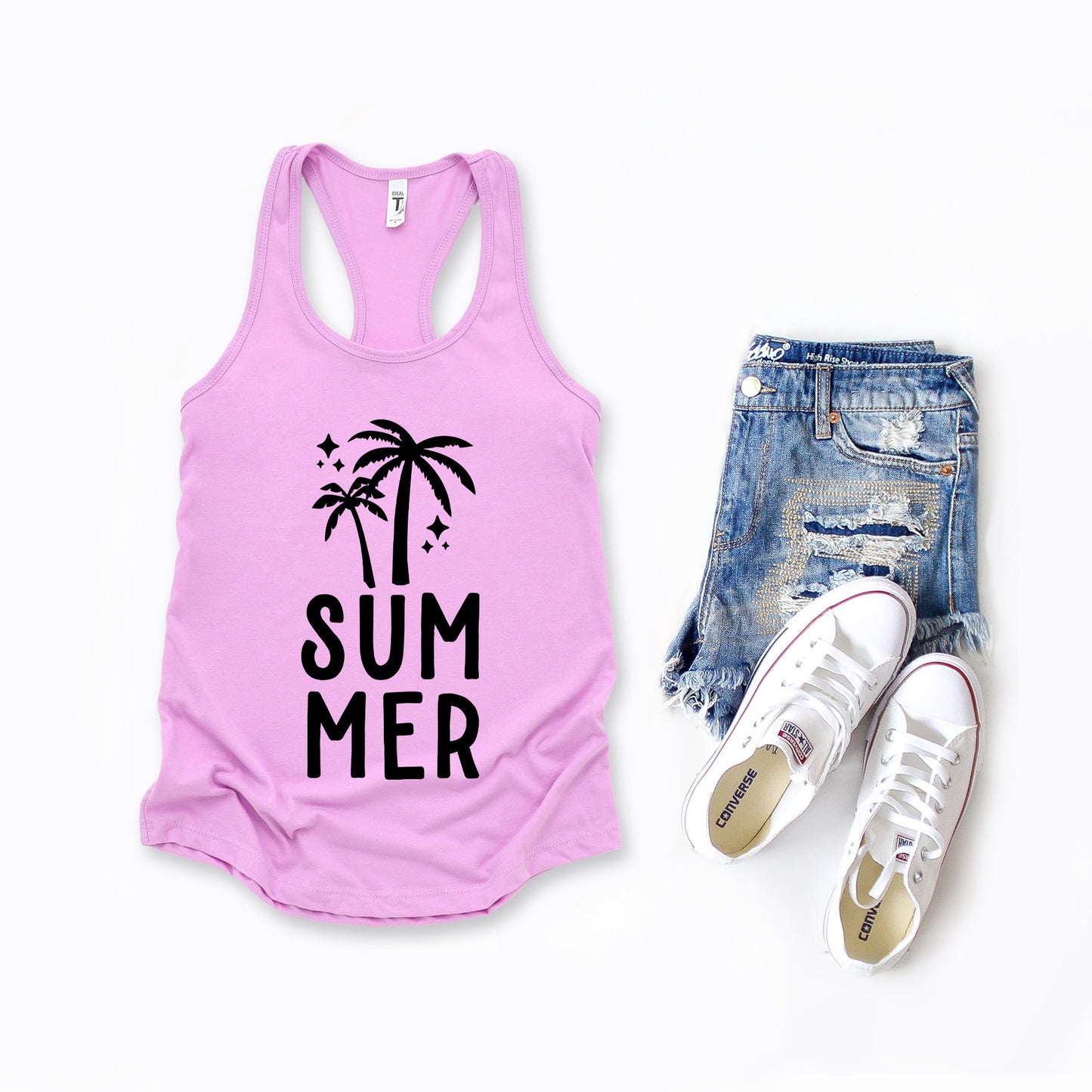 Summer Palm | Racerback Tank