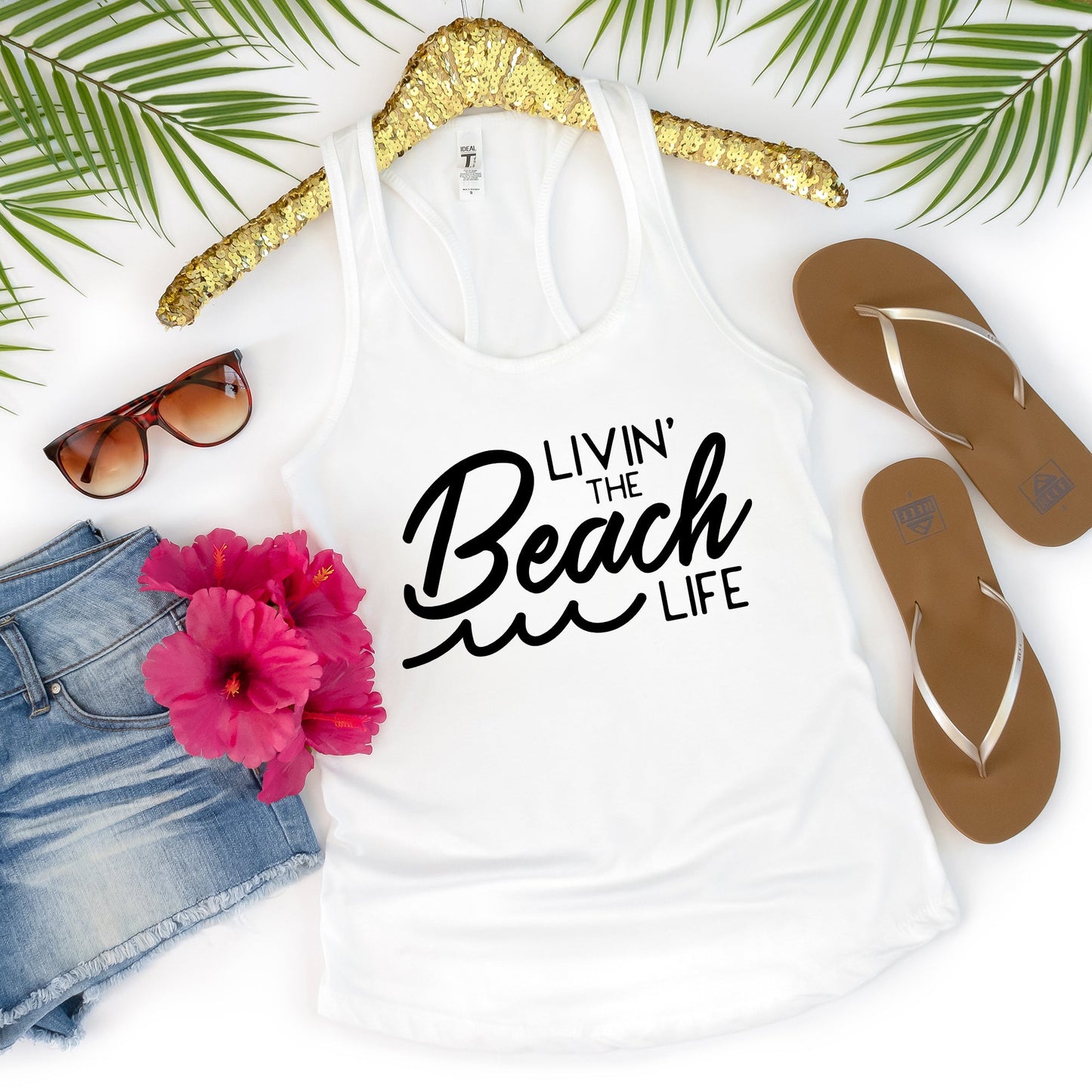 Livin' The Beach Life | Racerback Tank