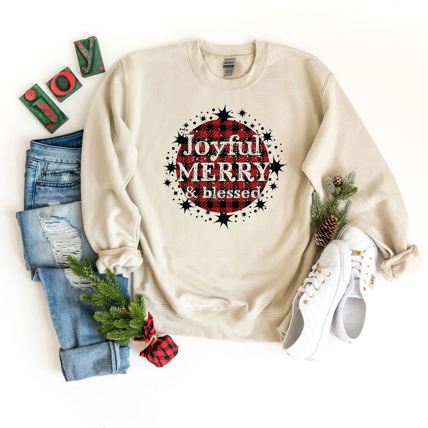 Joyful Merry and Blessed  | Sweatshirt