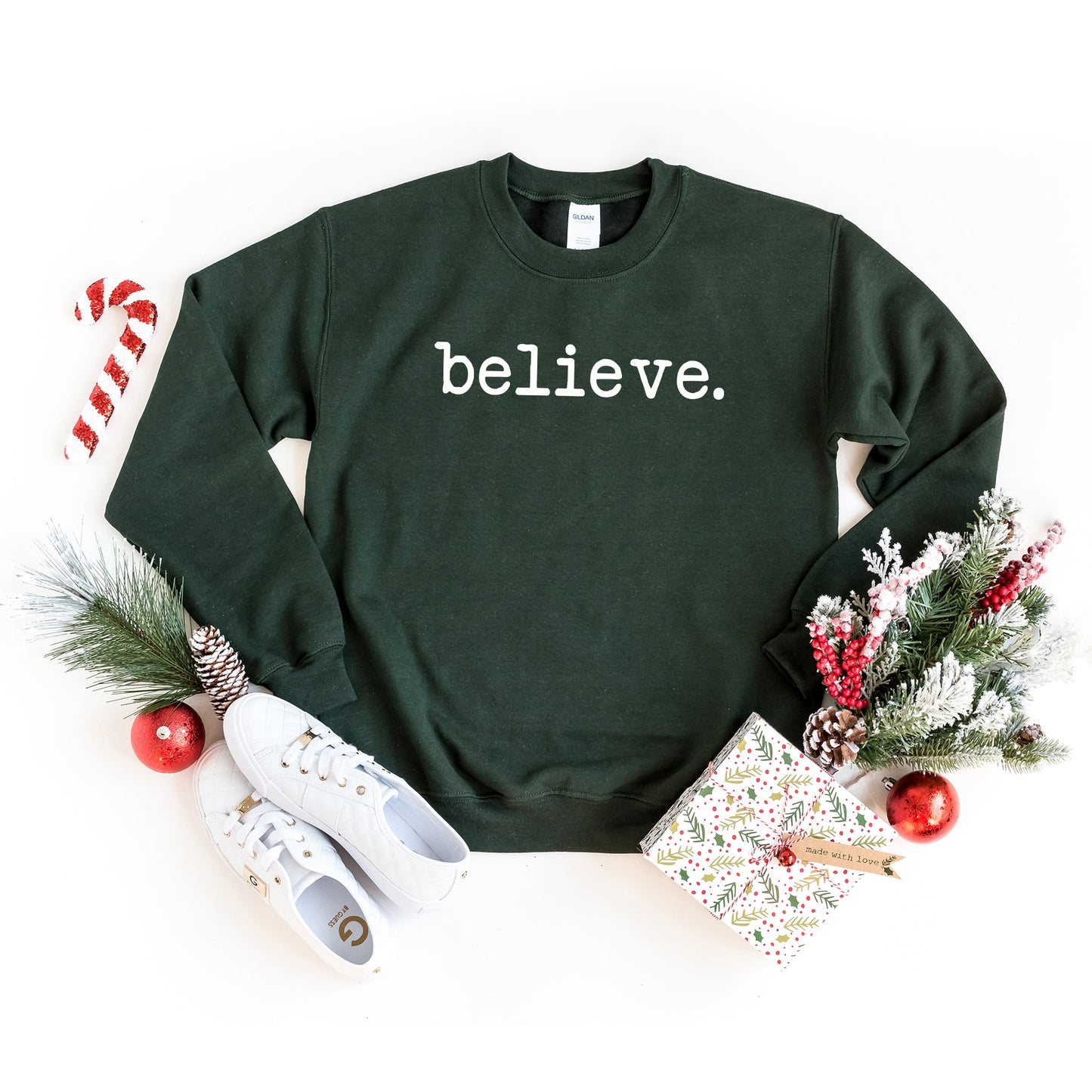 Believe Typewriter | Sweatshirt