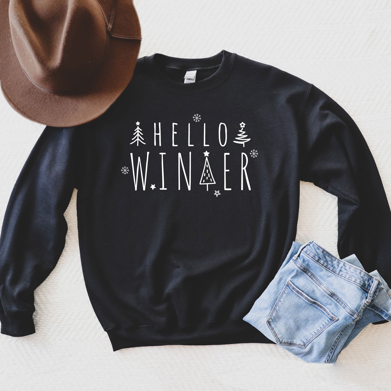 Hello Winter Trees | Sweatshirt