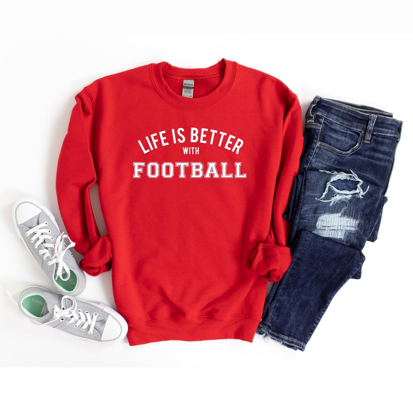 Life Is Better With Football | Sweatshirt