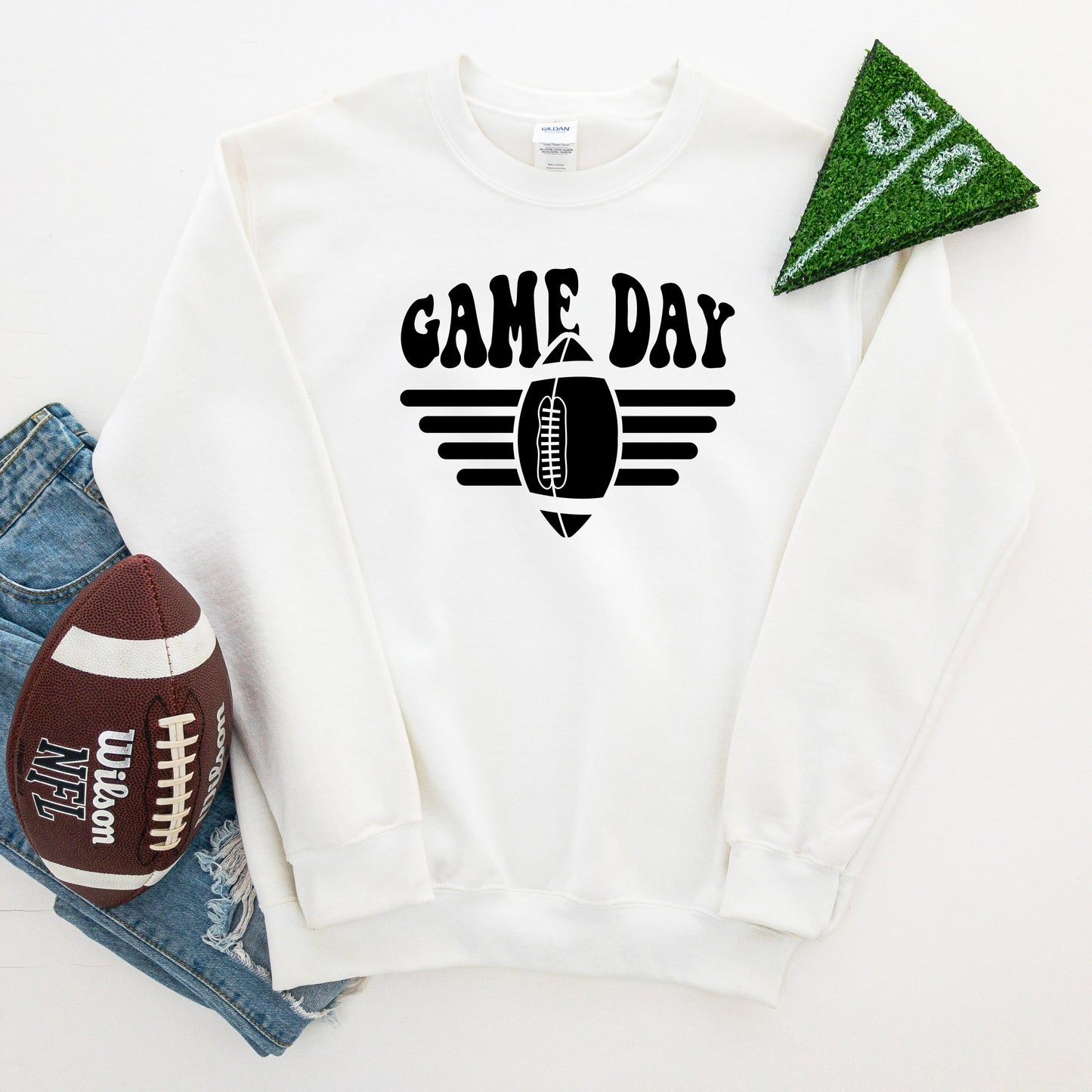 Football Game Day Stripes | Sweatshirt