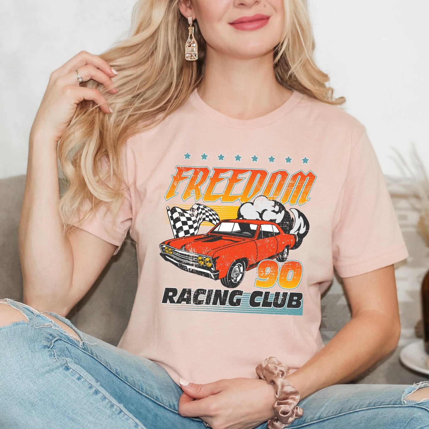 Freedom Racing Club | Short Sleeve Graphic Tee