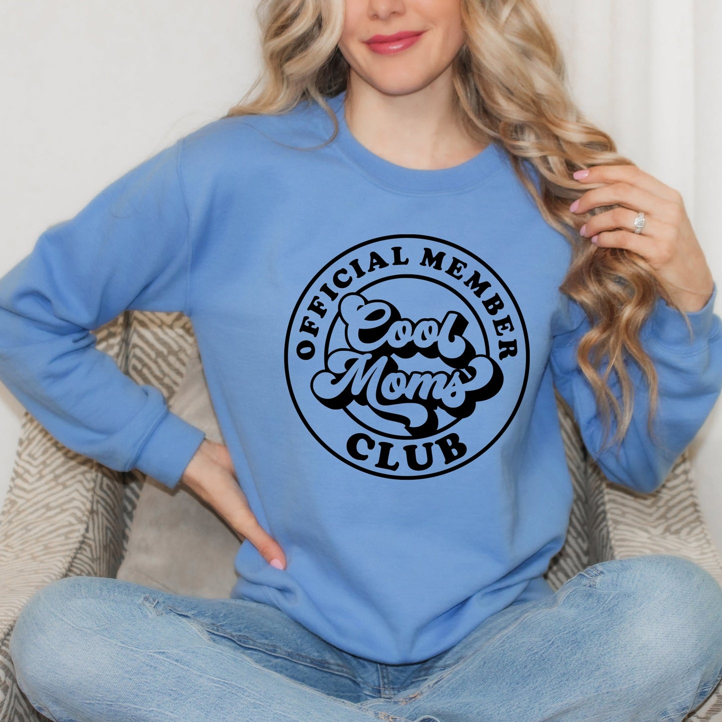 Official Member Cool Moms Club | Sweatshirt