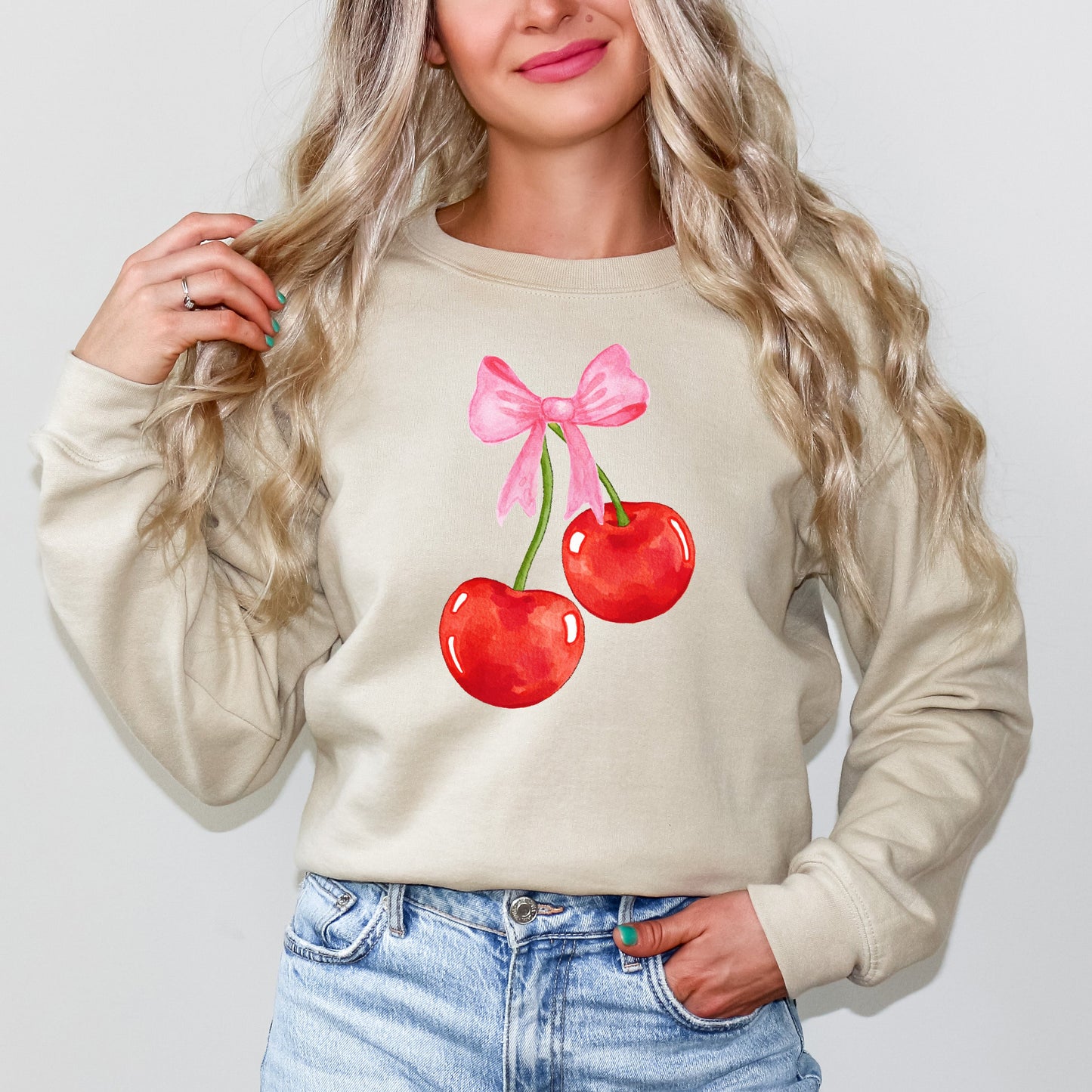 Coquette Cherries | Sweatshirt