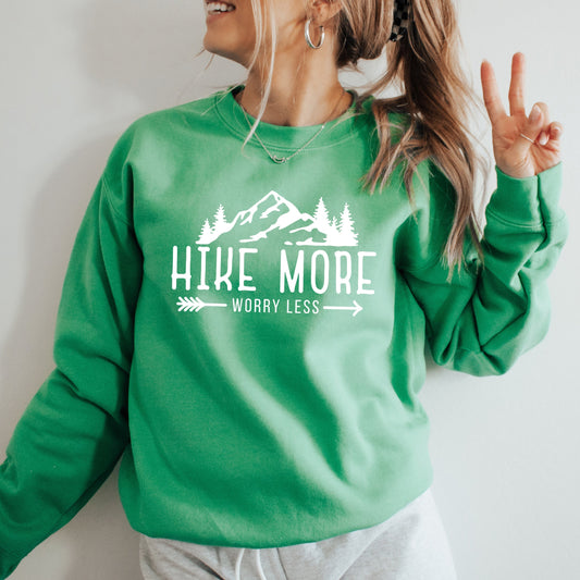 Hike More Worry Less | Sweatshirt