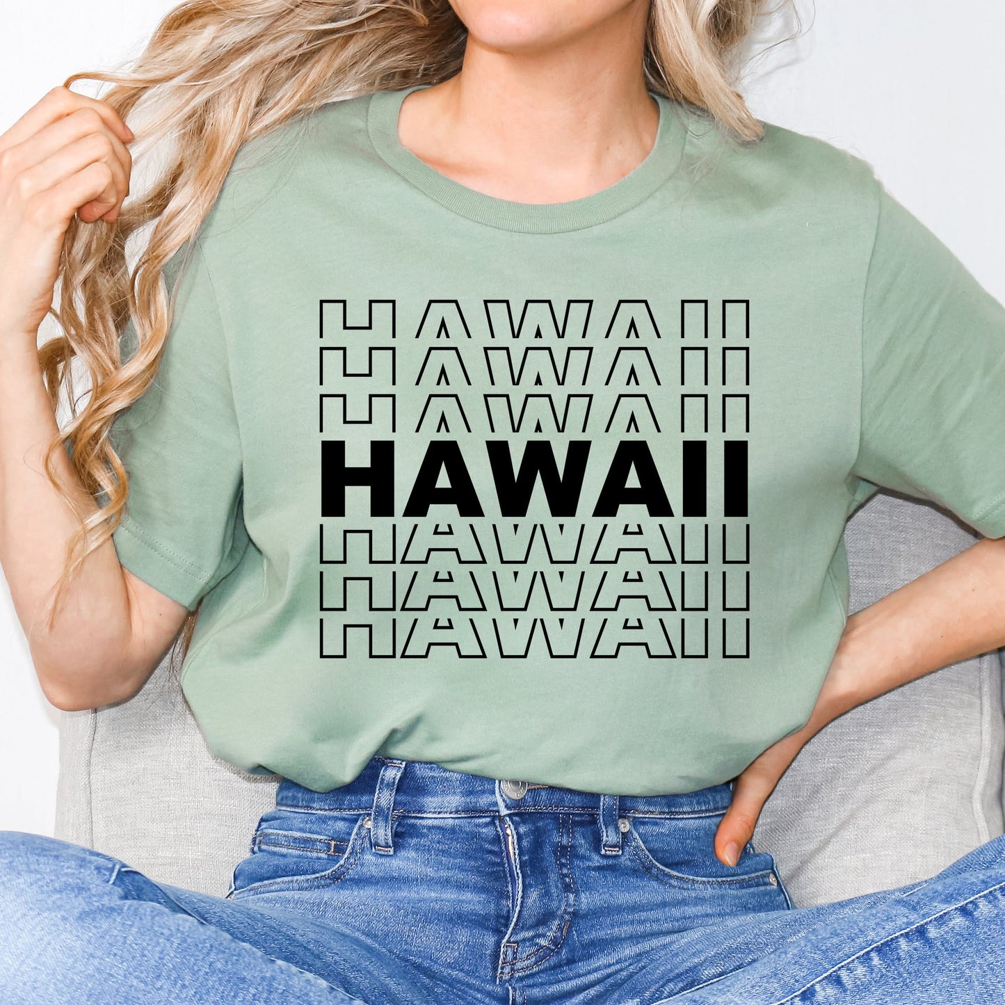 Hawaii Stacked | Short Sleeve Graphic Tee