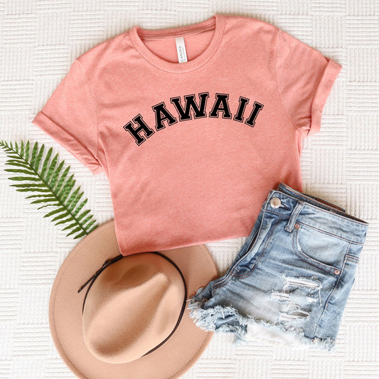 Hawaii Curved | Short Sleeve Graphic Tee