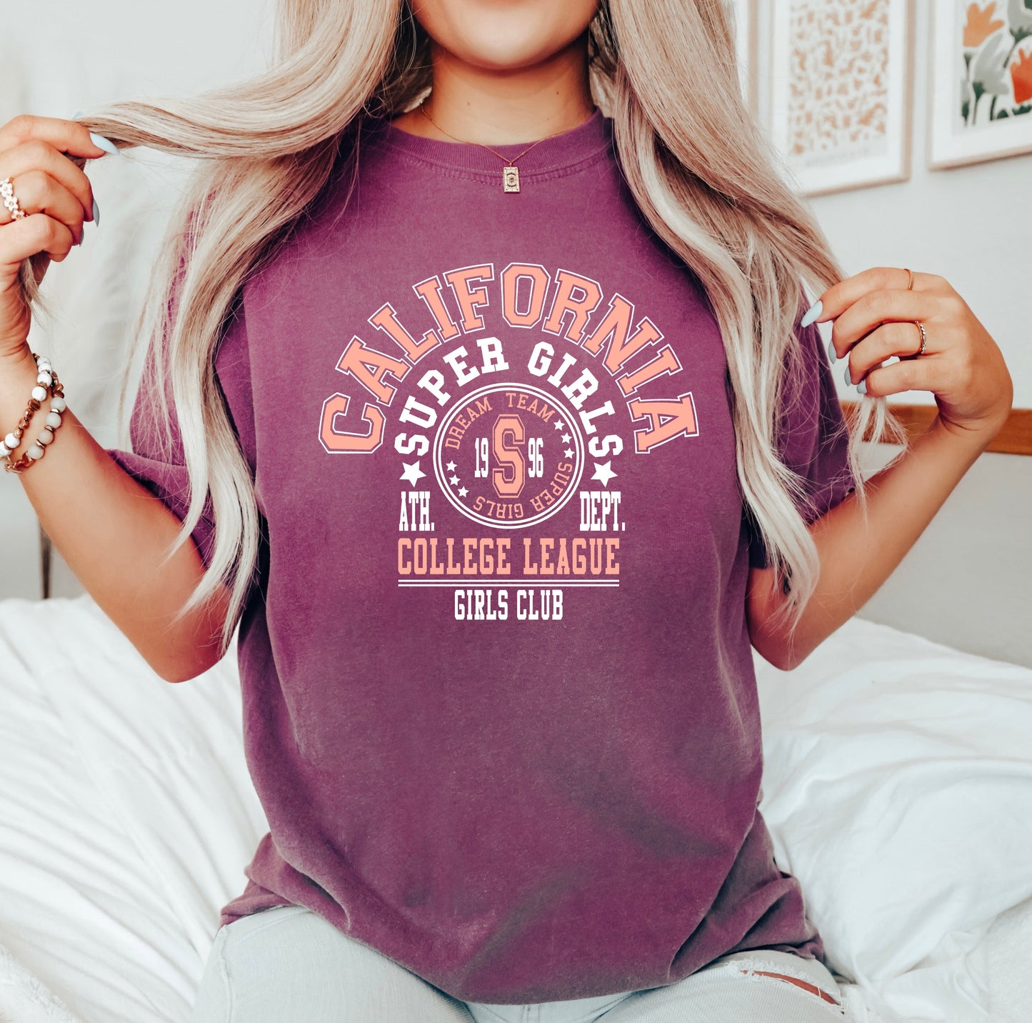 California Girls Club | Garment Dyed Short Sleeve Tee