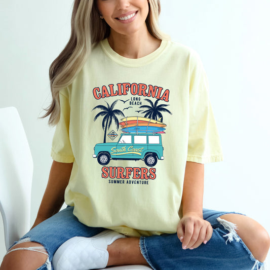 California Surfers | Garment Dyed Short Sleeve Tee