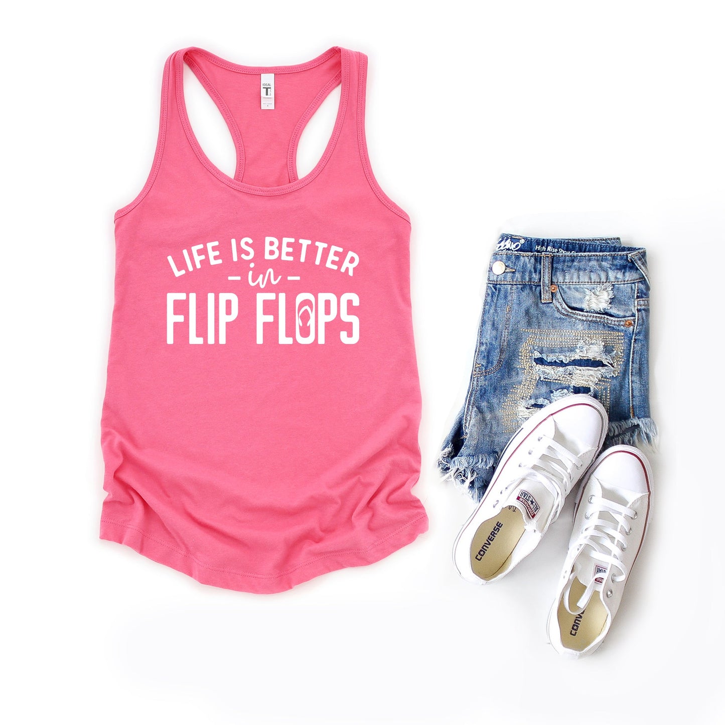 Life Is Better In Flip Flops | Racerback Tank