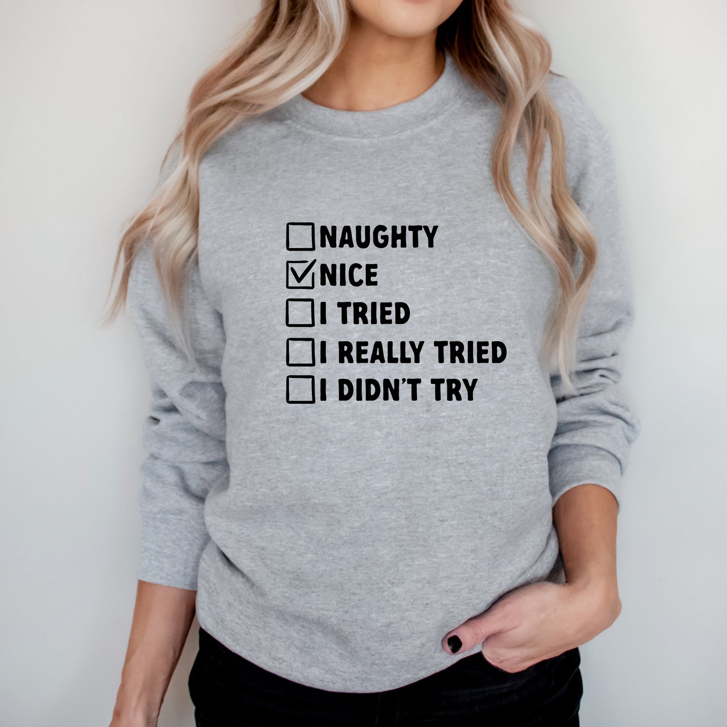 Nice- Nice List | Sweatshirt