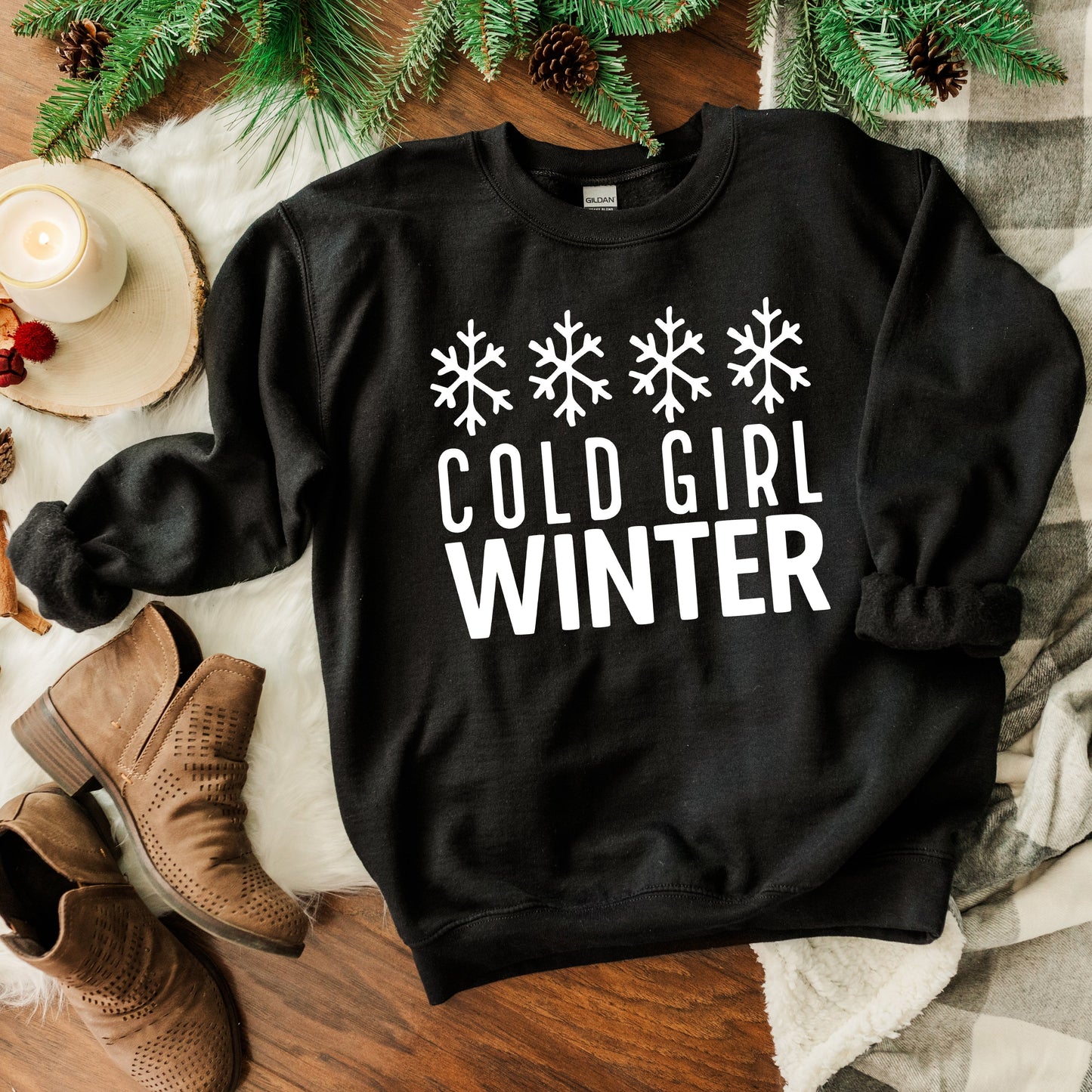 Cold Girl Winter | Sweatshirt