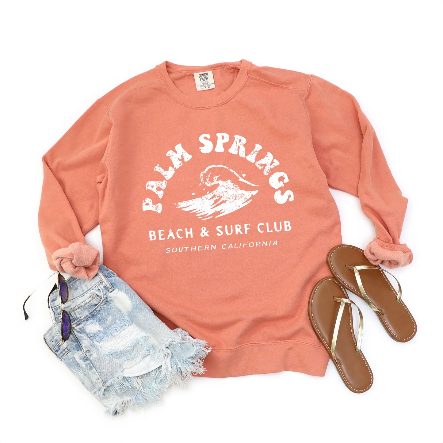 Palm Springs Surf Club | Garment Dyed Sweatshirt