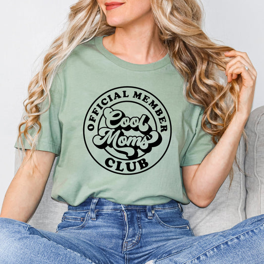 Official Member Cool Moms Club | Short Sleeve Graphic Tee