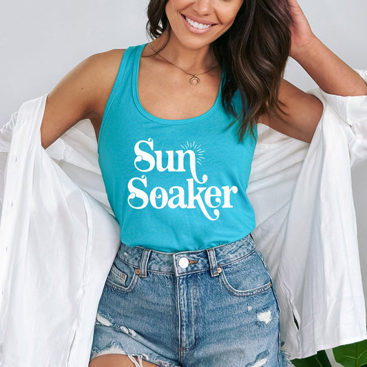 Retro Sun Soaker | Racerback Tank