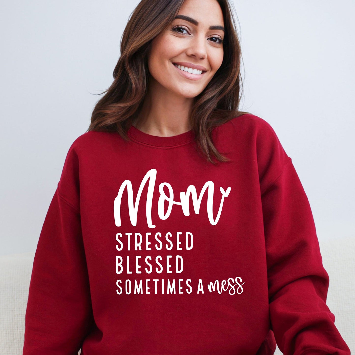 Mom Stressed Blessed | Sweatshirt