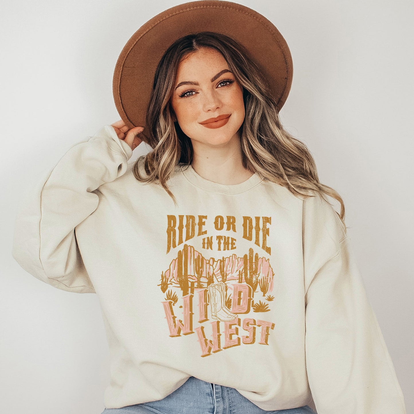 Ride Or Die Wild West | Sweatshirt