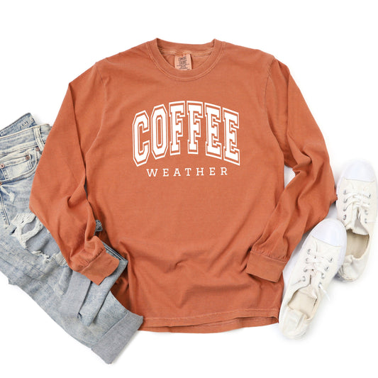 Coffee Weather | Garment Dyed Long Sleeve