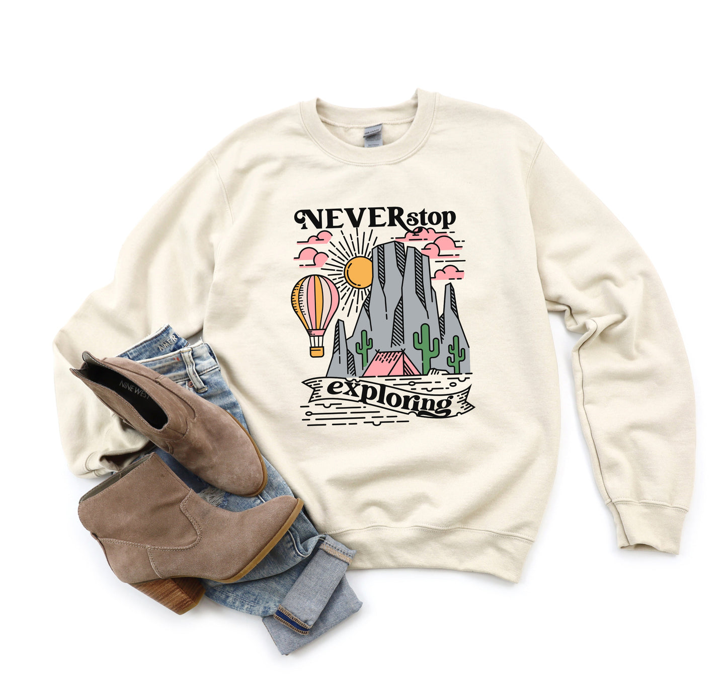 Never Stop Exploring | Sweatshirt