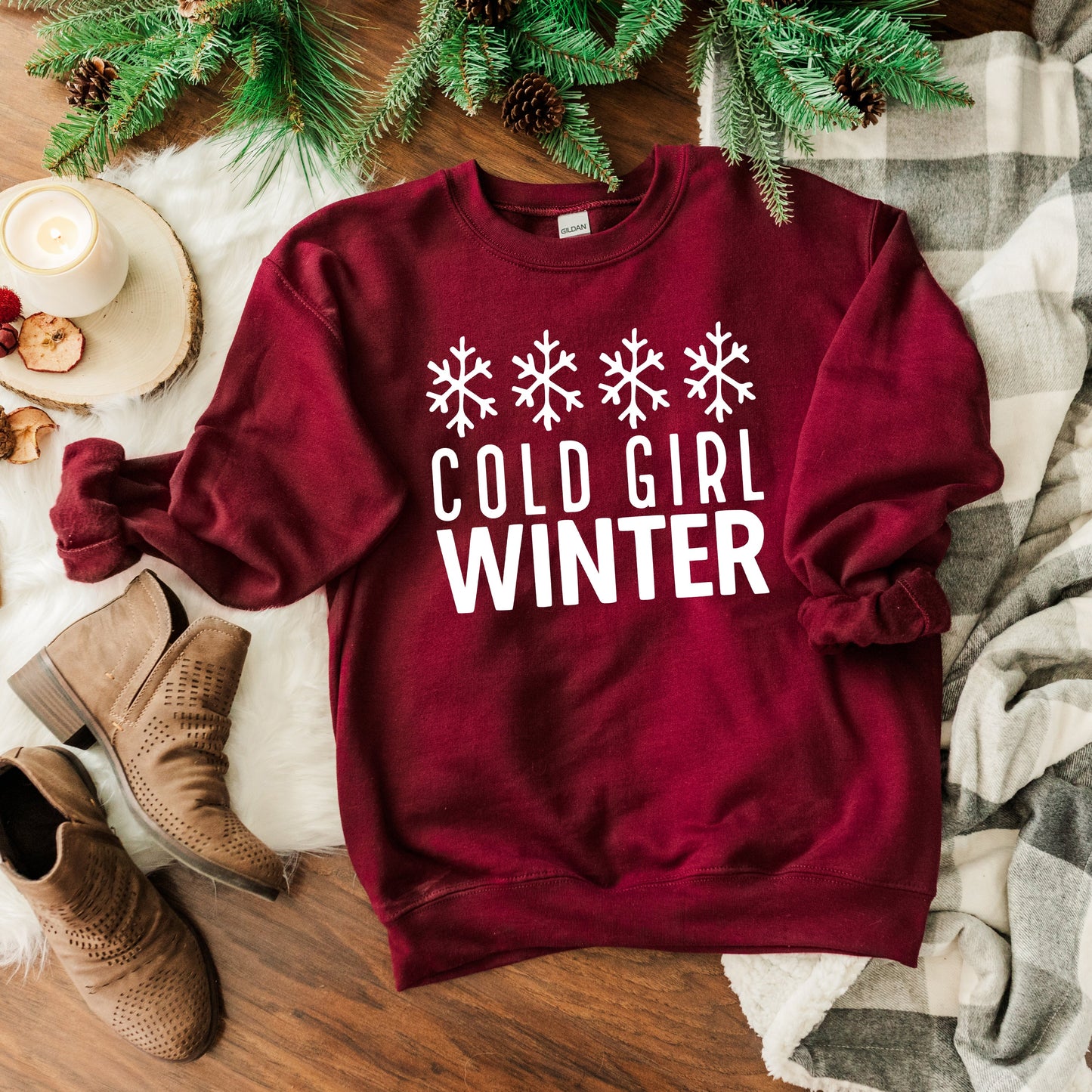 Cold Girl Winter | Sweatshirt