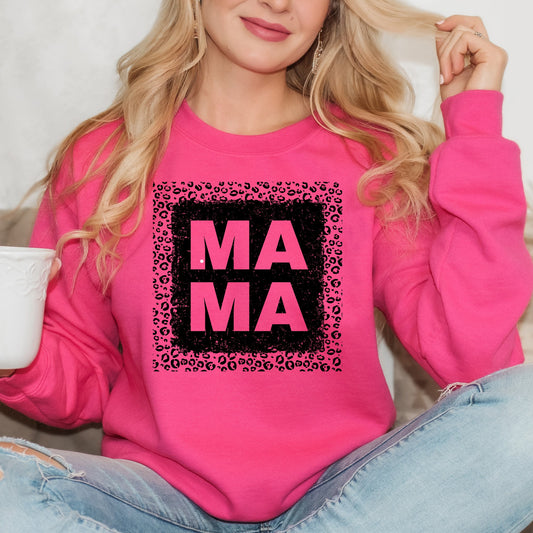 Leopard Mama Square | Sweatshirt