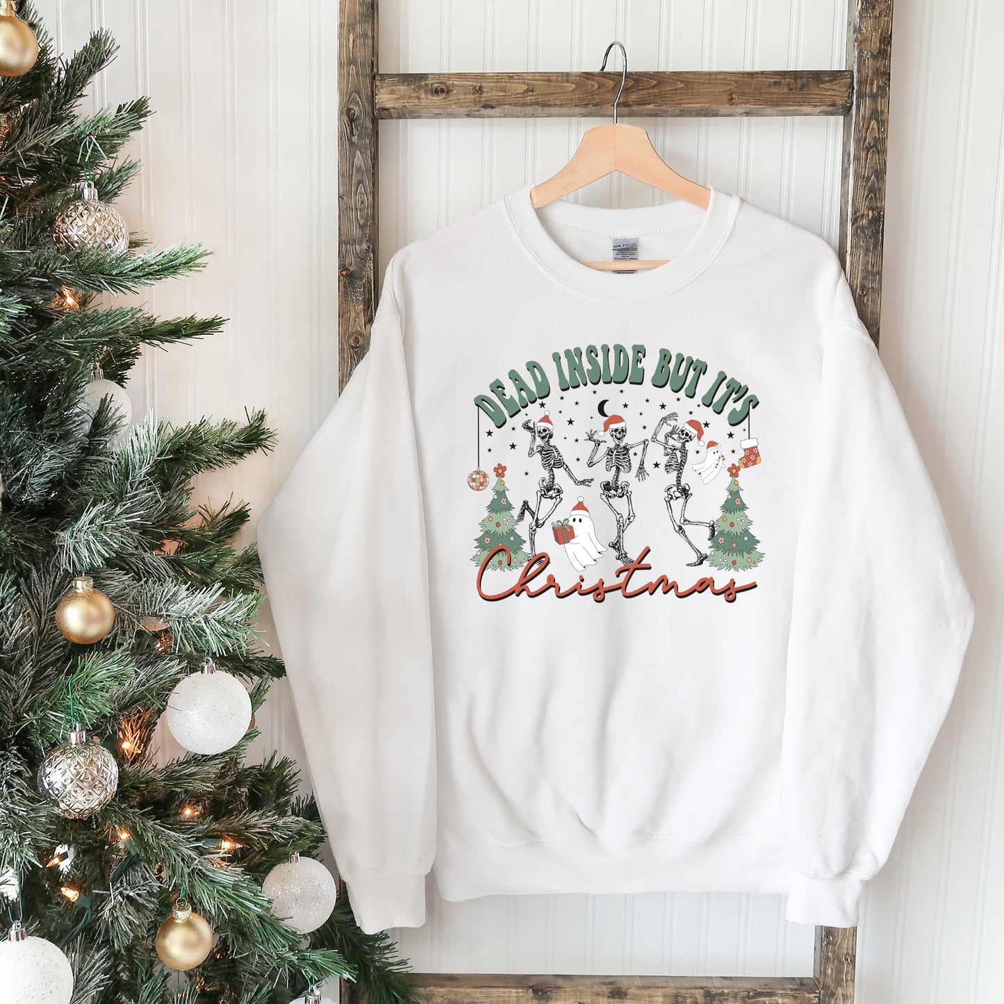Dead Inside Christmas Skeleton  | Sweatshirt