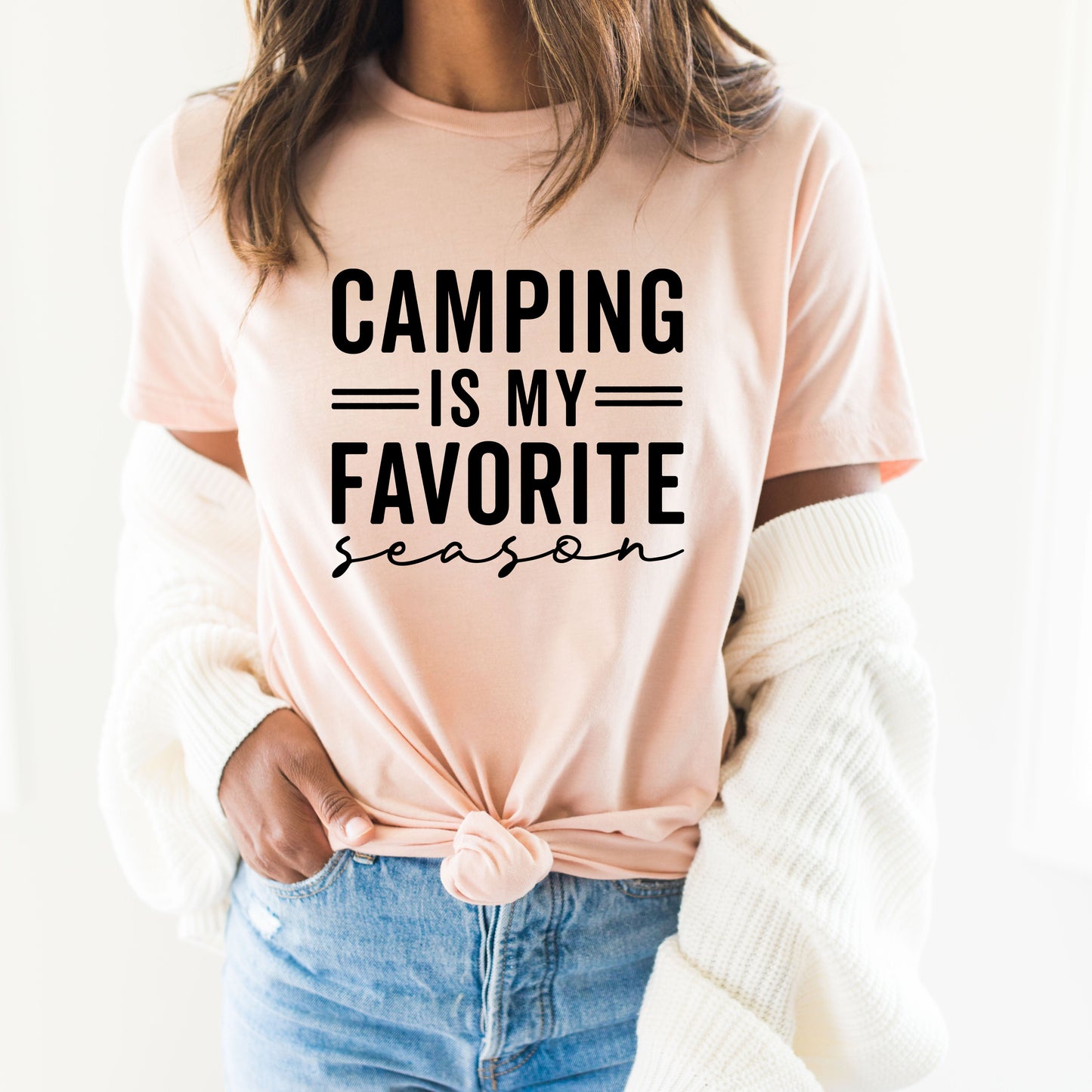 Camping Is My Favorite Season | Short Sleeve Graphic Tee