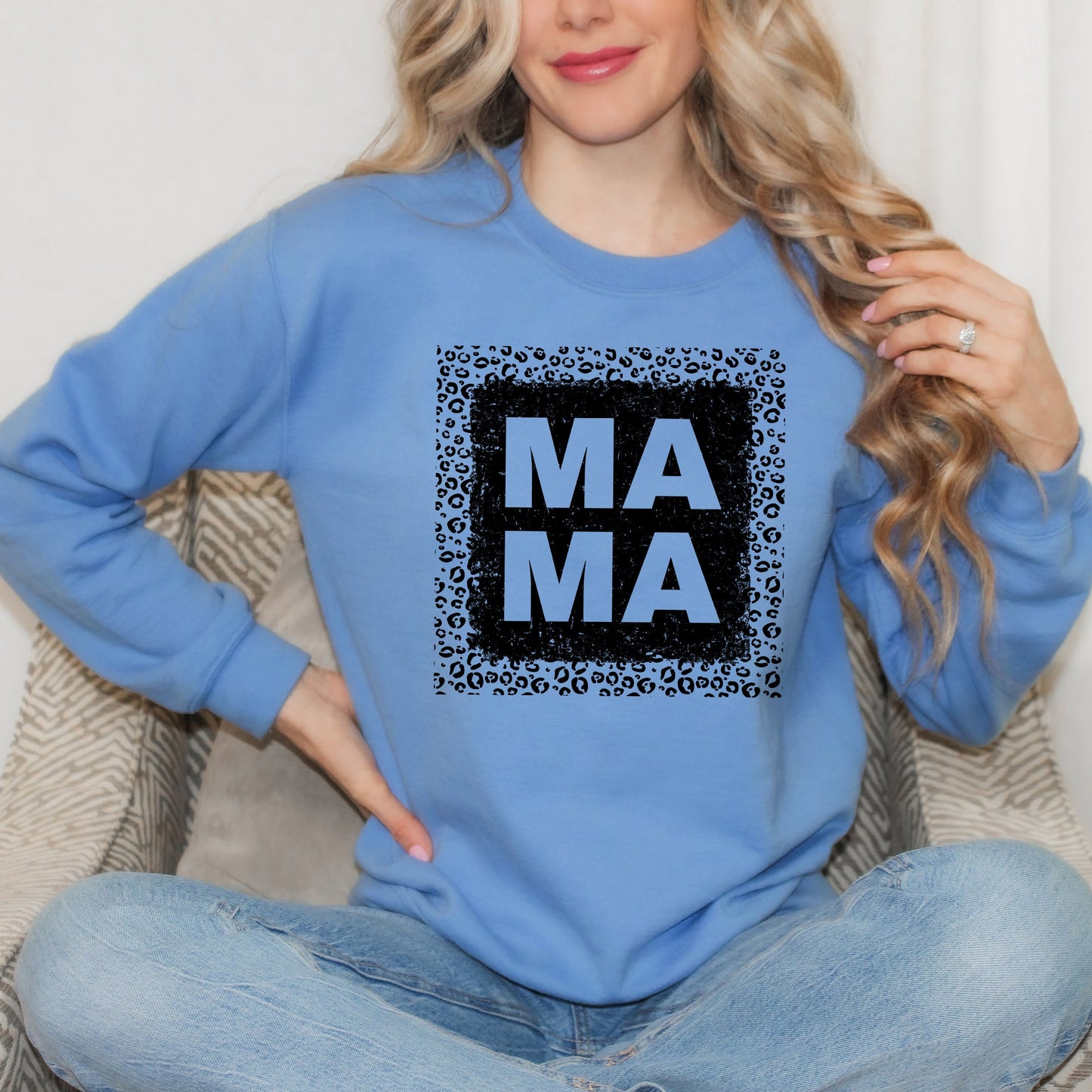 Leopard Mama Square | Sweatshirt