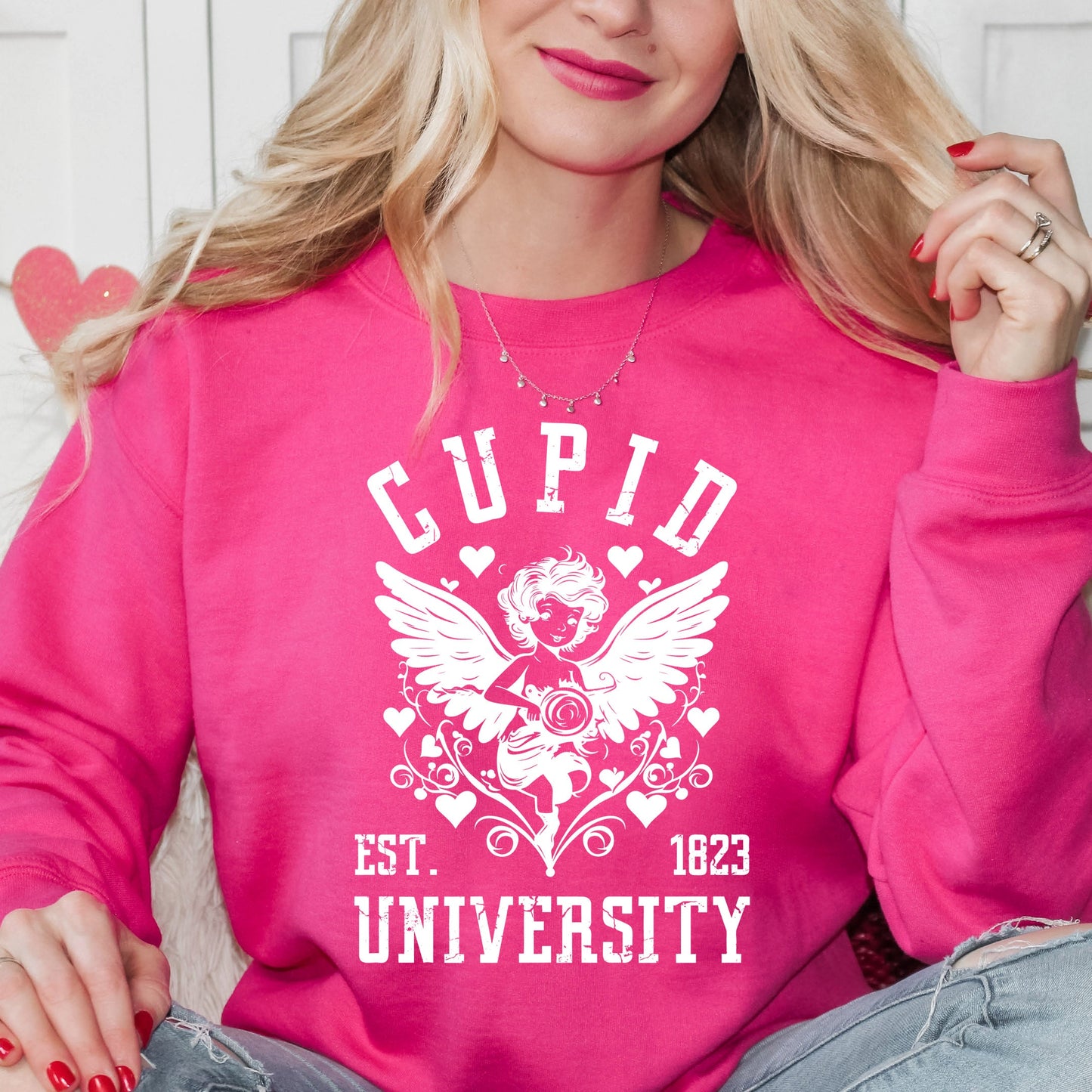 Cupid Distressed | Sweatshirt