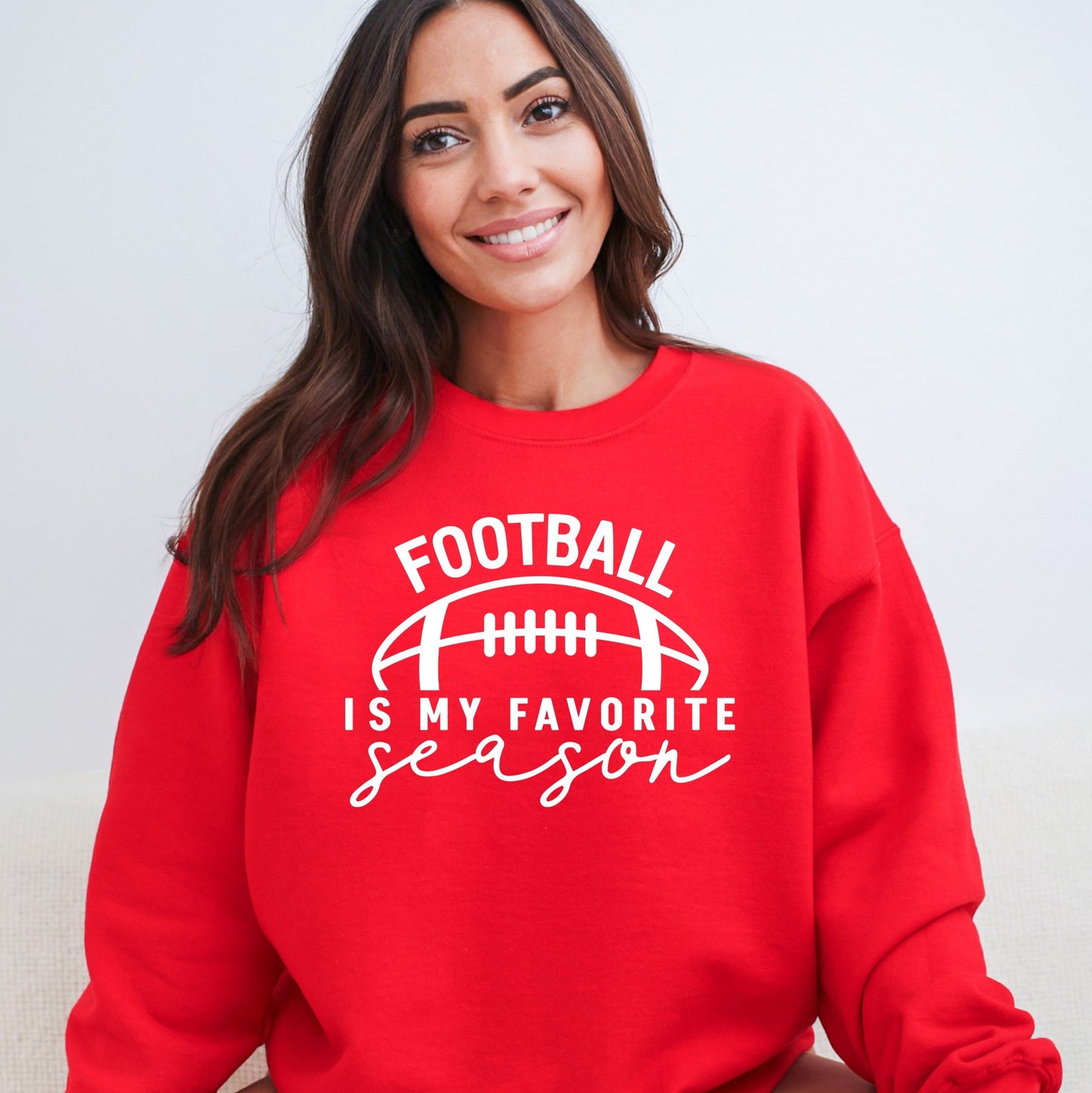 Football Is My Favorite Season Ball | Sweatshirt