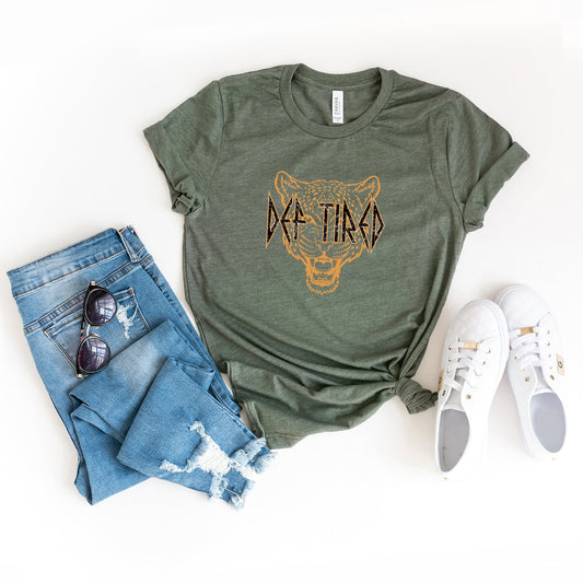 Def Tired Cheetah | Short Sleeve Graphic Tee