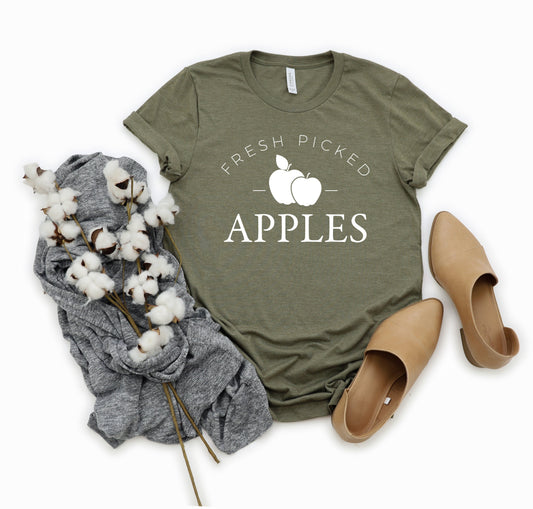 Fresh Picked Apples | Short Sleeve Crew Neck
