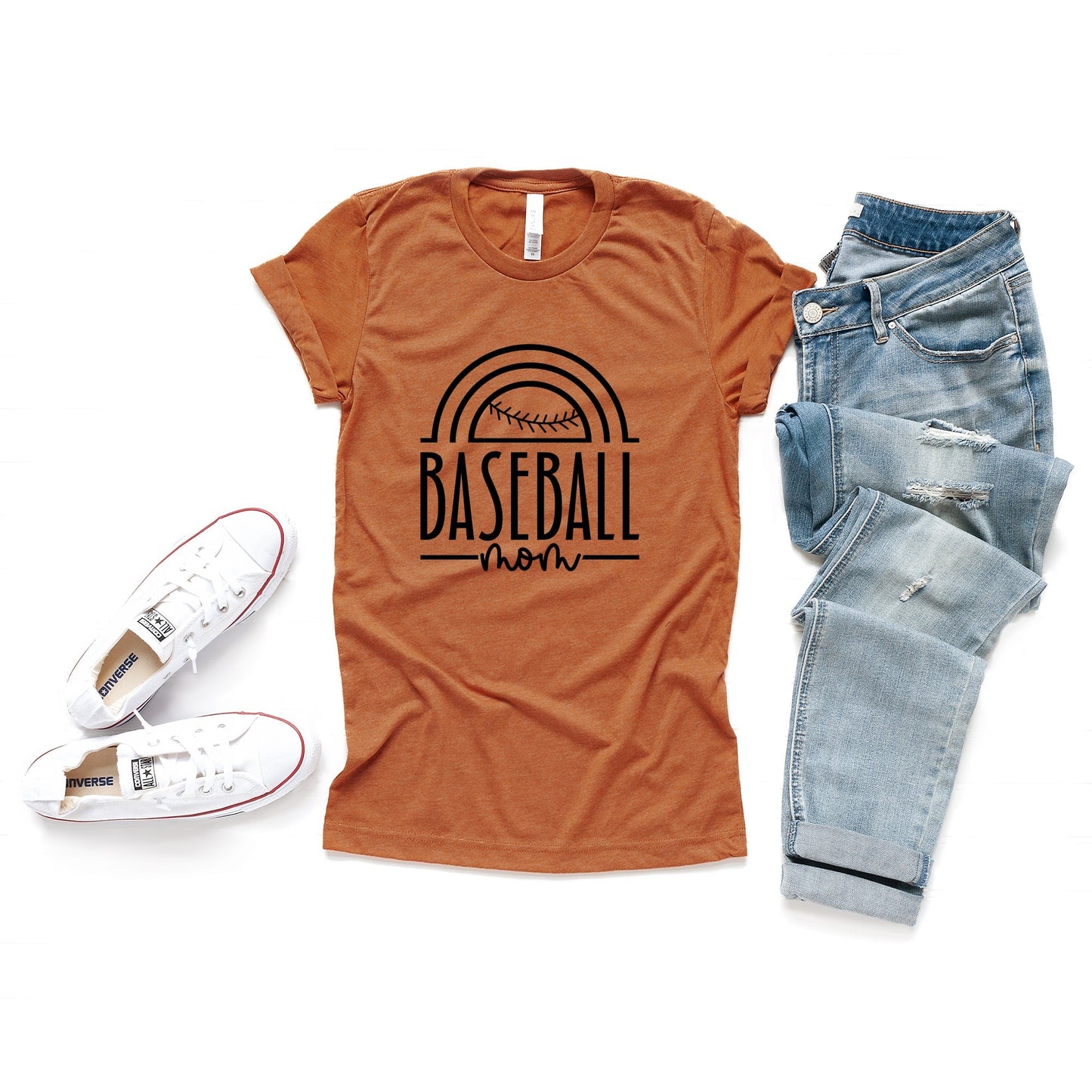 Baseball Mom Arch | Short Sleeve Graphic Tee
