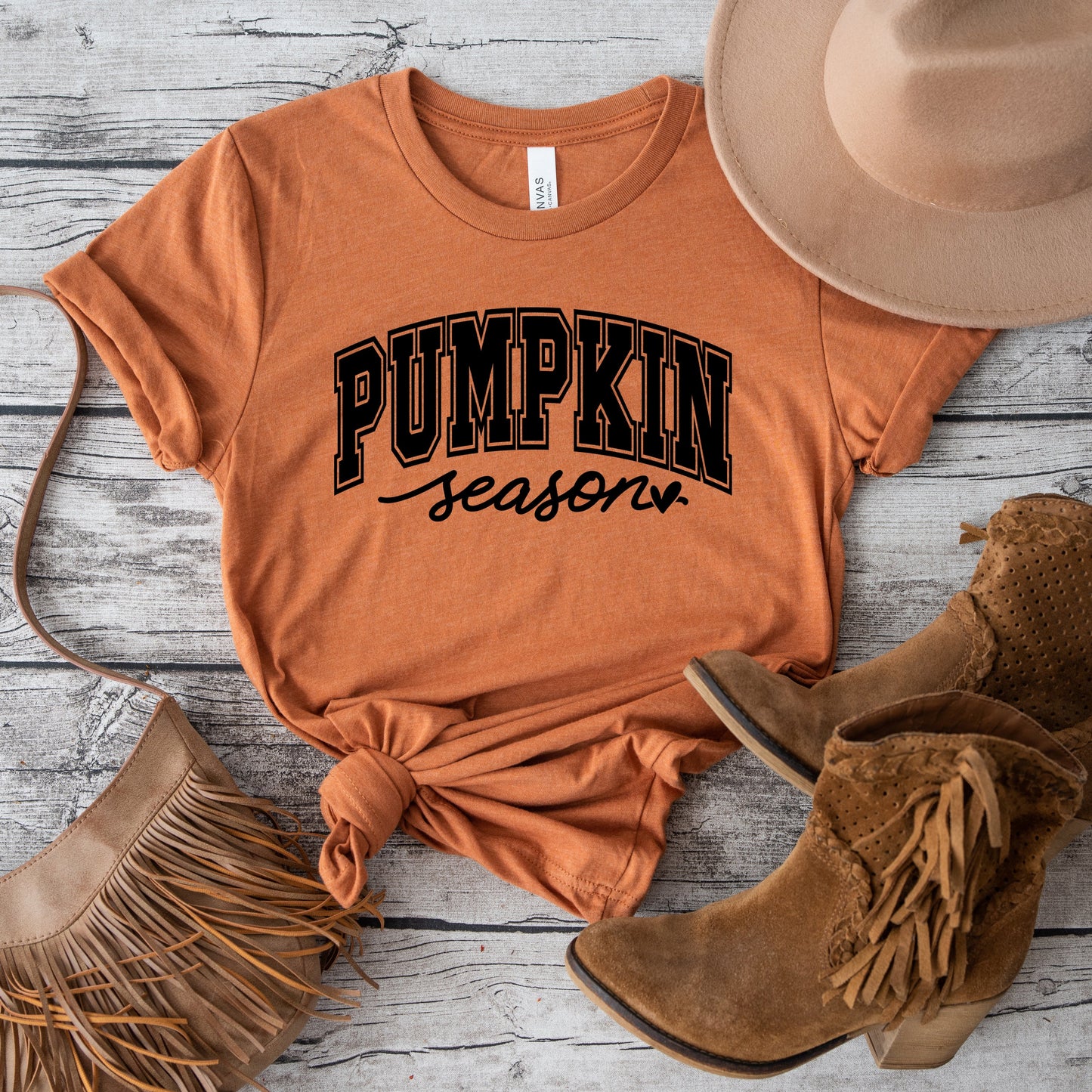 Pumpkin Season Bold | Short Sleeve Crew Neck