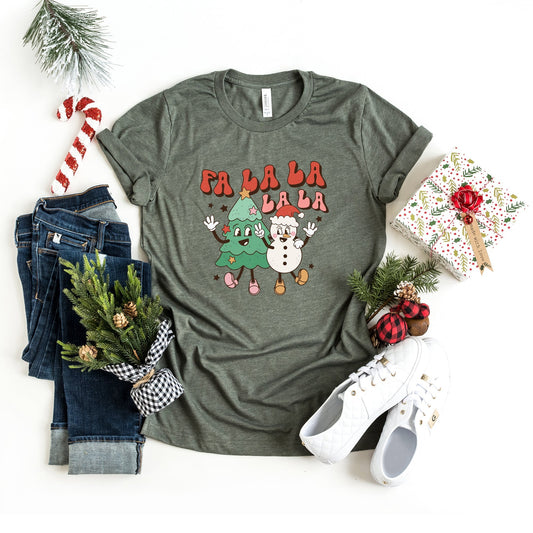 Fa La La Friends | Short Sleeve Crew Neck