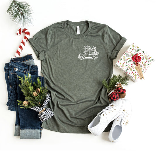 Truck With Gifts Mini | Short Sleeve Crew Neck