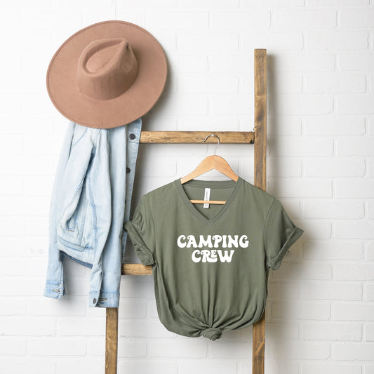 Camping Crew Retro | Short Sleeve V-Neck