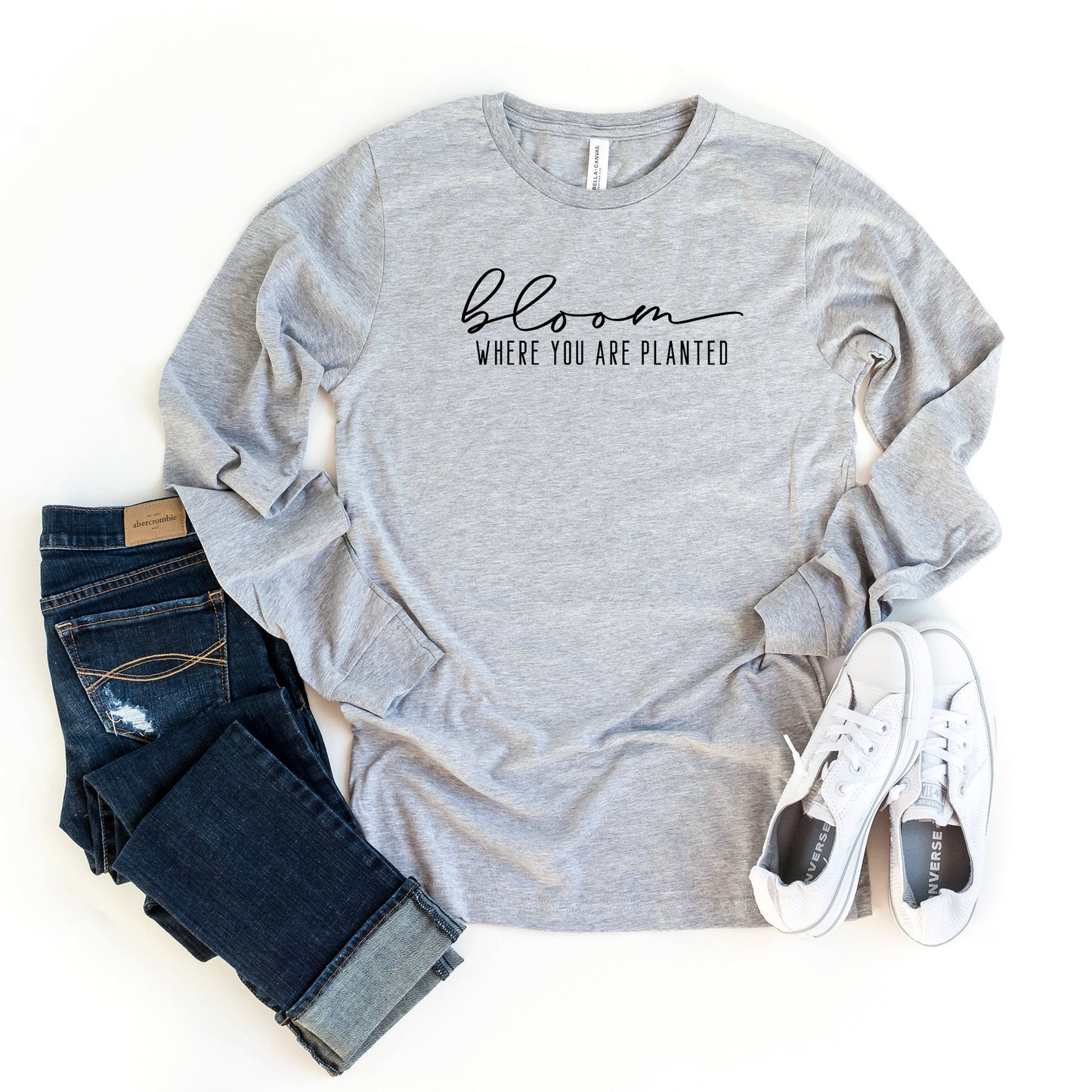 Bloom Where You Are Planted | Long Sleeve Crew Neck