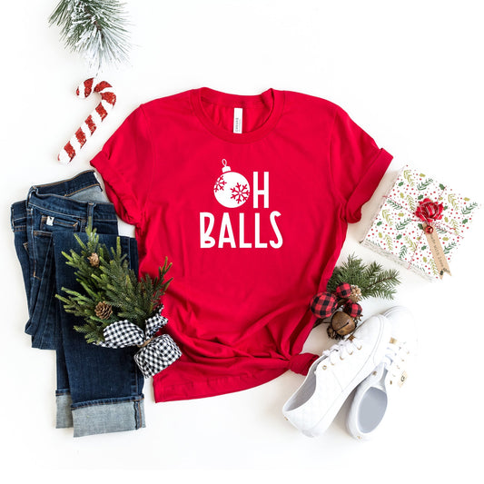 Oh Balls | Short Sleeve Crew Neck