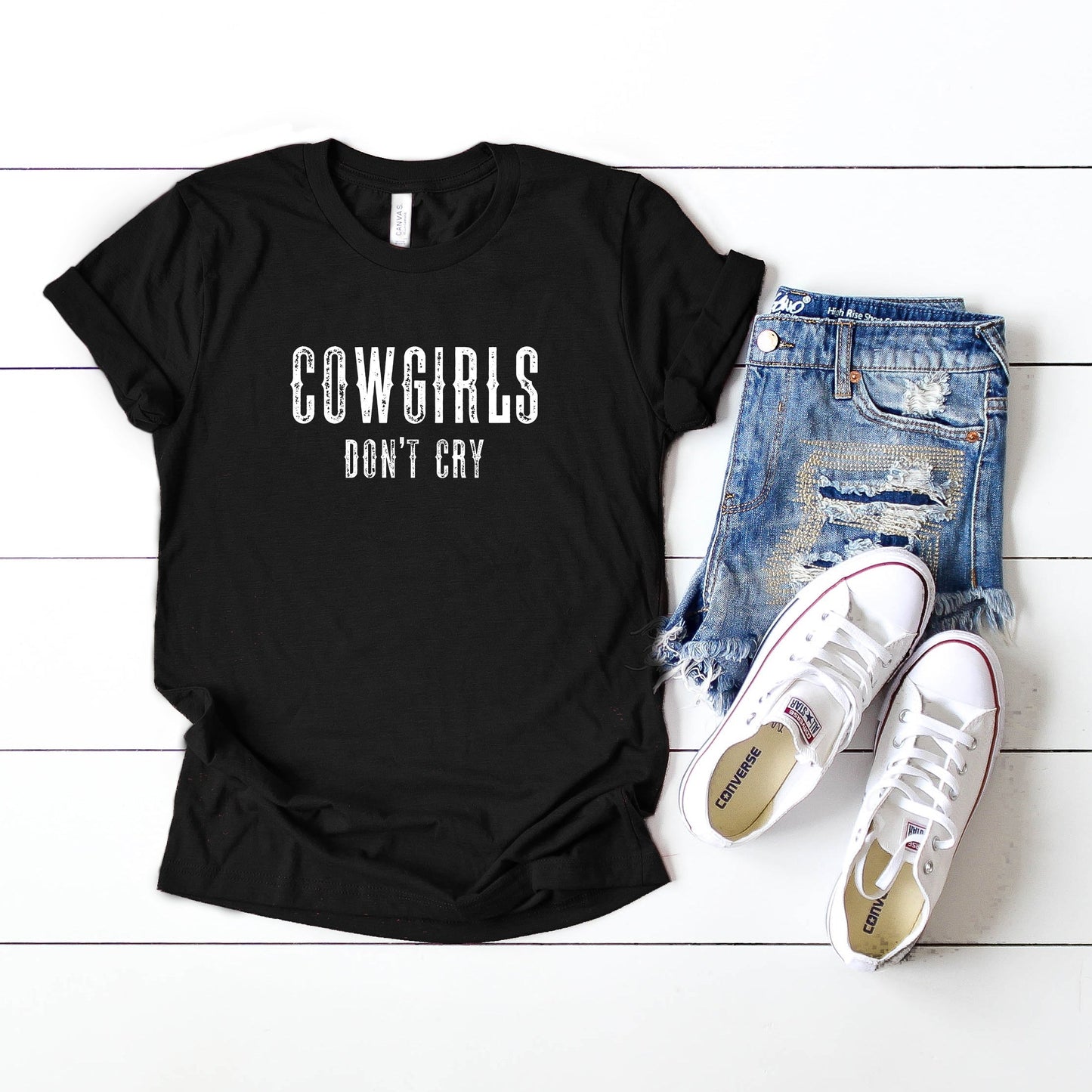 Cowgirls Don't Cry | Short Sleeve Crew Neck