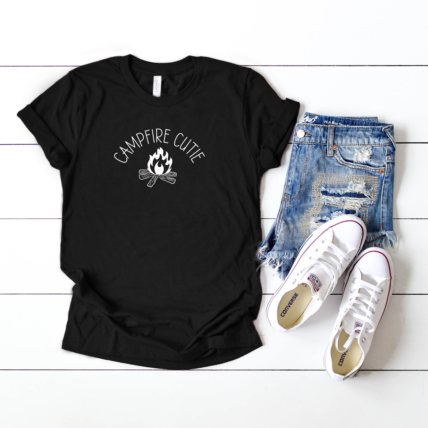 Campfire Cutie | Short Sleeve Crew Neck