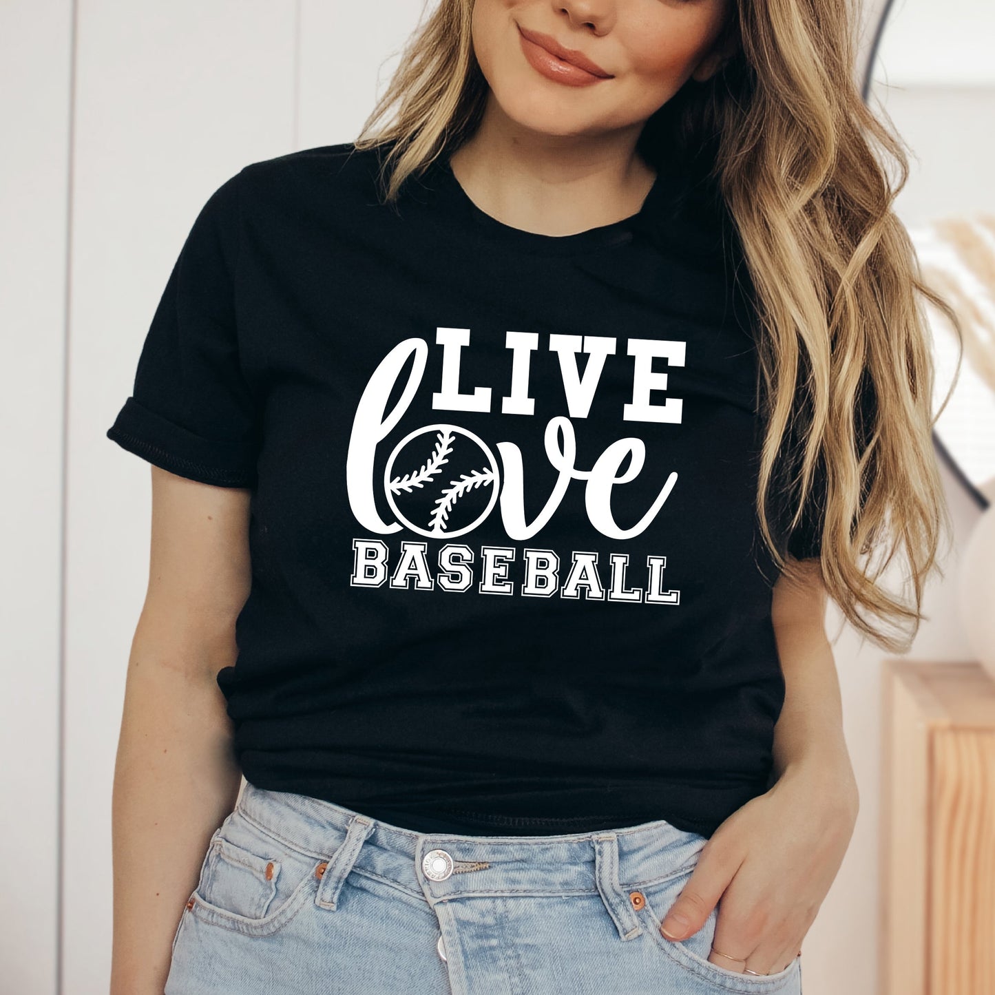 Live Love Baseball | Short Sleeve Crew Neck