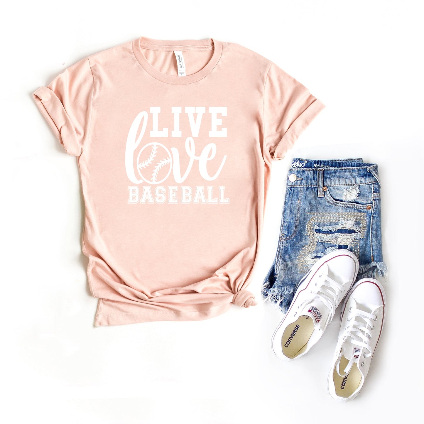 Live Love Baseball | Short Sleeve Crew Neck