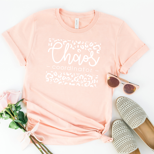 Leopard Chaos Coordinator | Short Sleeve Crew Neck