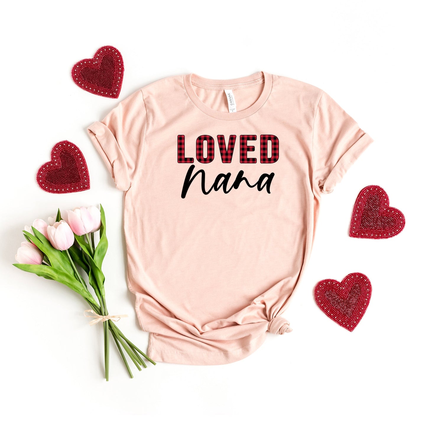 Loved Nana - Short Sleeve Crew Neck