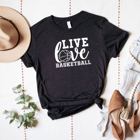 Live Love Basketball | Short Sleeve Crew Neck